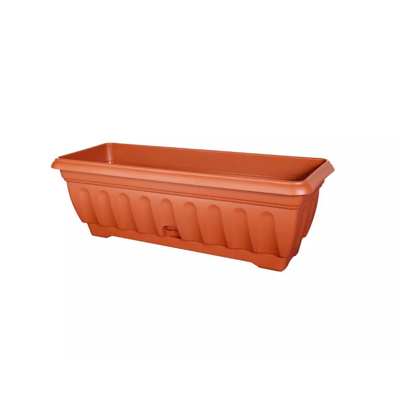 Vaso Venezia rettangolare con sottovaso integrato 3 MISURE
