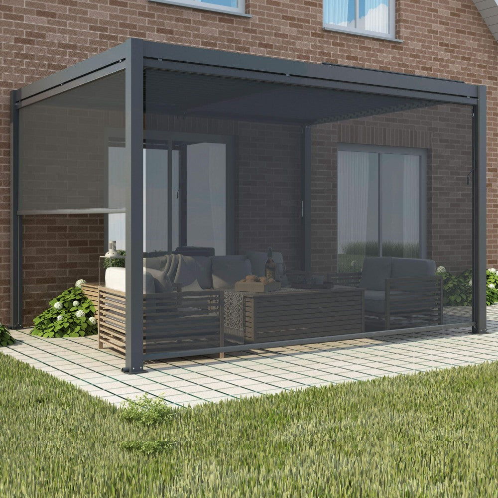 LATERALE PER PERGOLA BIOCLIMATICA 4 X 4