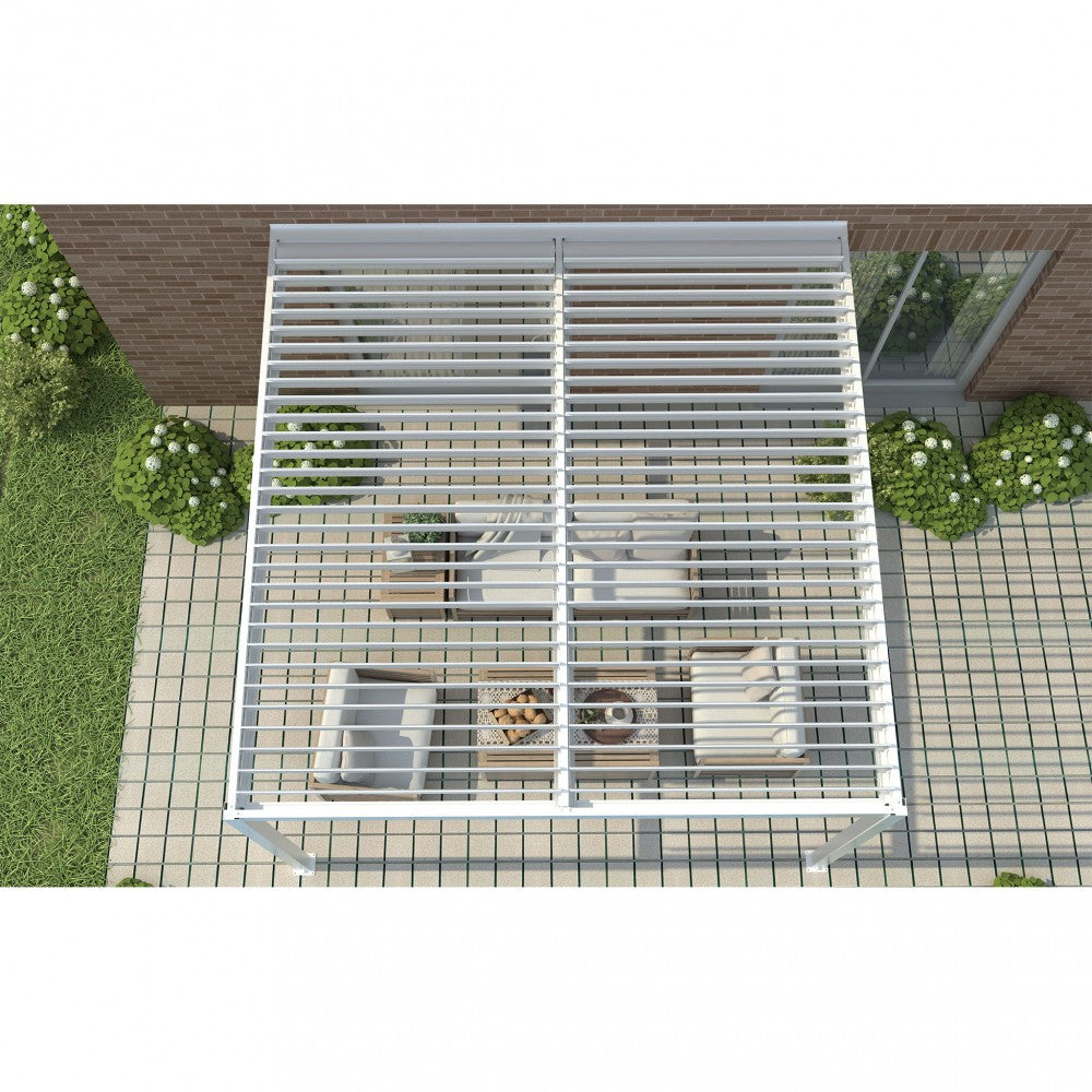PERGOLA BIOCLIMATICA 4 X 4 ADDOSSATA