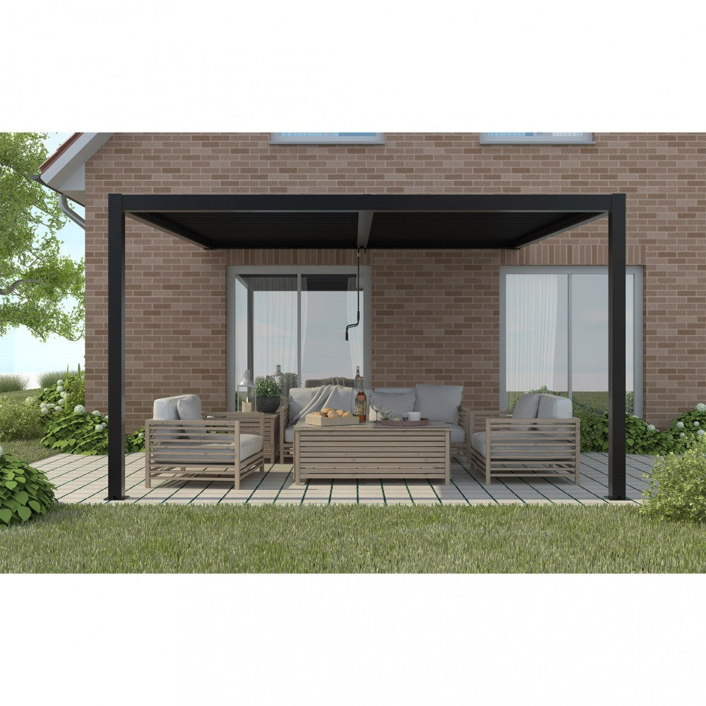 PERGOLA BIOCLIMATICA 4 X 4 ADDOSSATA