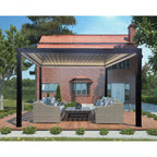 PERGOLA BIOCLIMATICA 4 X 4 MOTORIZZATA CON LED