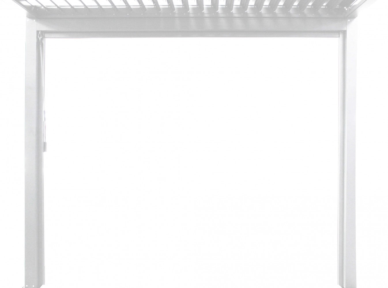 LATERALE PER LATO DA 3 M PERGOLA BIOCLIMATICA PVC
