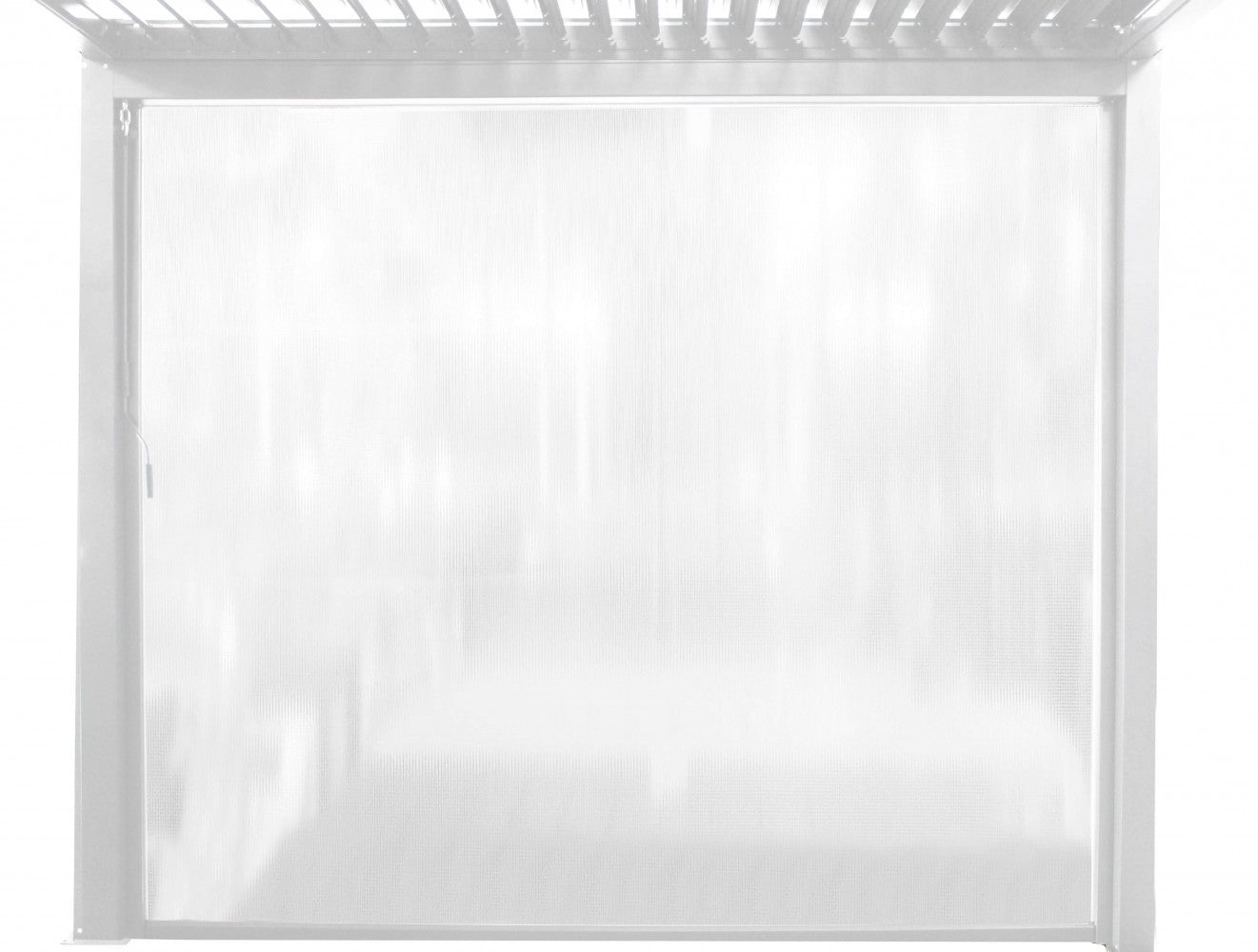 LATERALE PER LATO DA 4 M PERGOLA BIOCLIMATICA PVC