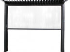 LATERALE PER LATO DA 4 M PERGOLA BIOCLIMATICA PVC