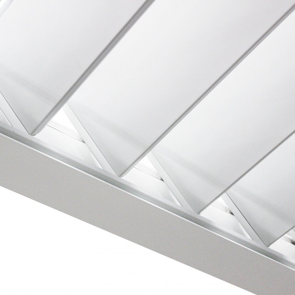 PERGOLA BIOCLIMATICA 3 X 3 CON DOPPIA LAMELLA