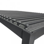 PERGOLA BIOCLIMATICA 3 X 3 CON DOPPIA LAMELLA