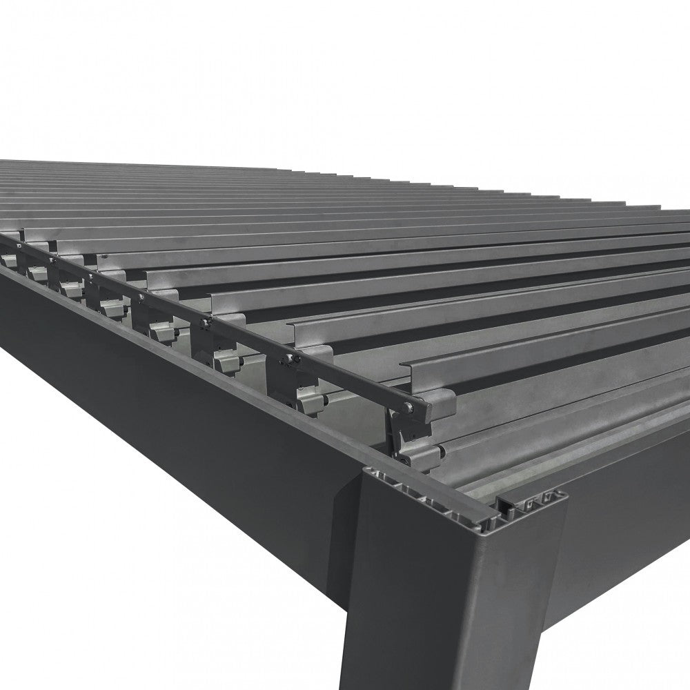 PERGOLA BIOCLIMATICA 3 X 3 CON DOPPIA LAMELLA