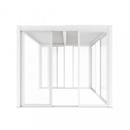 LATERALE SCORREVOLE CON VETRO PER LATO DA 3 M PERGOLA BIOCLIMATICA