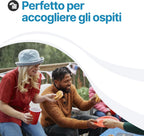 Tavolo da giardino allungabile in plastica Bergen