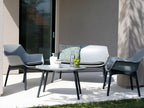 Salotto da giardino in plastica Luxor
