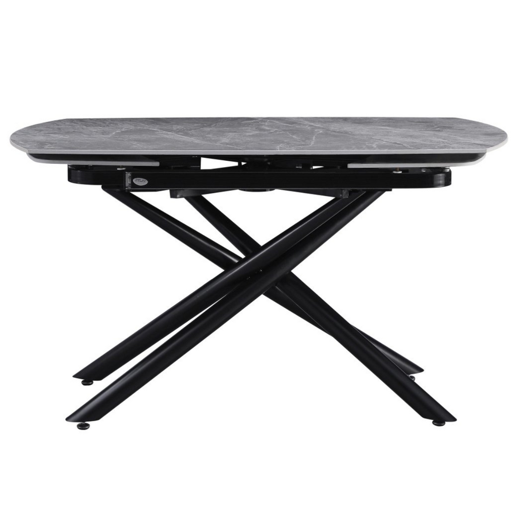 Tavolo da pranzo allungabile Ryder 140/200x90x76h cm con piano in ceramica