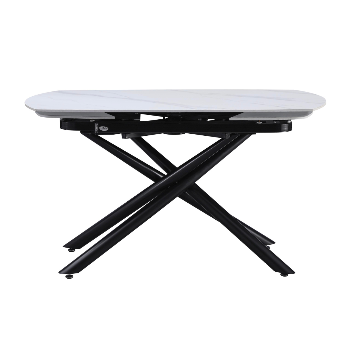 Tavolo da pranzo allungabile Ryder 140/200x90x76h cm con piano in ceramica