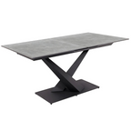 Tavolo da pranzo allungabile Oliver piano ceramica effetto marmo