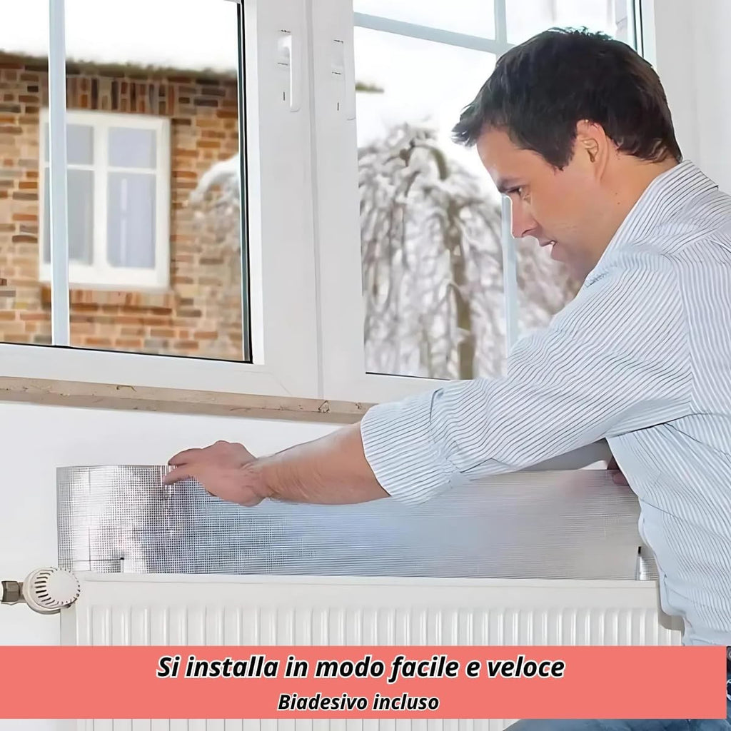 Pannello Termoriflettente per calorifero e Termosifoni 100×70 cm