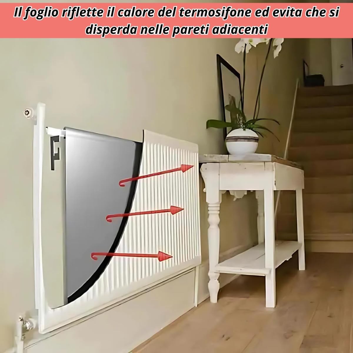 Pannello Termoriflettente per calorifero e Termosifoni 100×70 cm