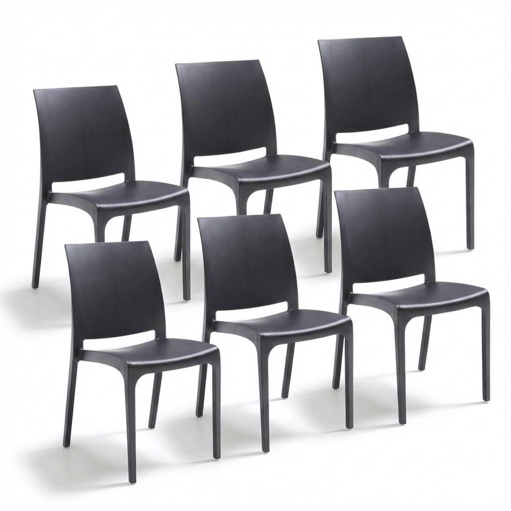 Sedia Volga per interno ed esterno in plastica