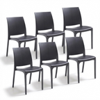 Sedia Volga per interno ed esterno in plastica