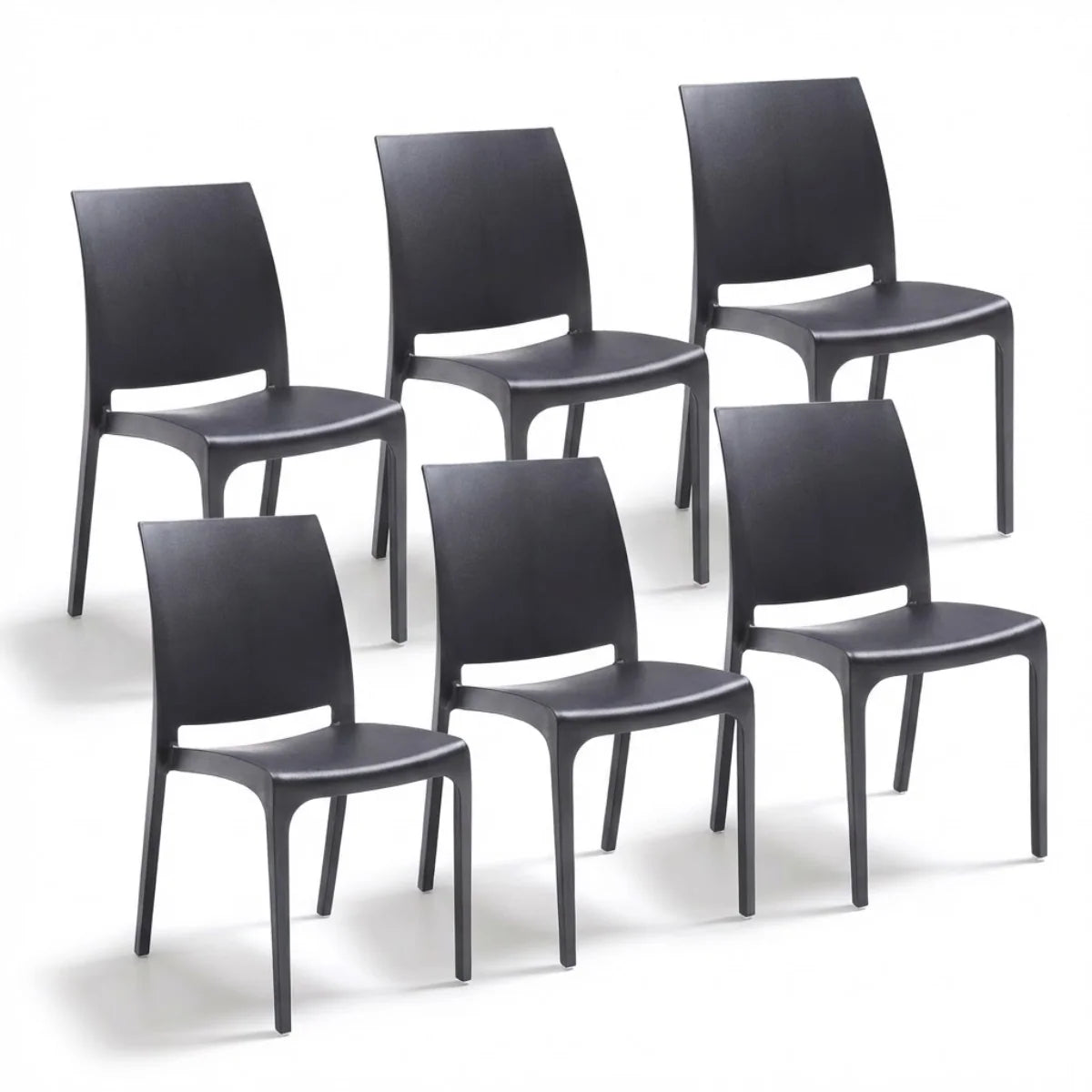 Chaise Volga pour intérieur et extérieur en plastique