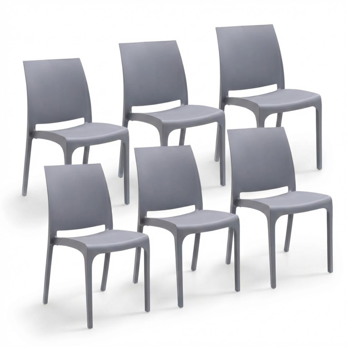 Sedia Volga per interno ed esterno in plastica