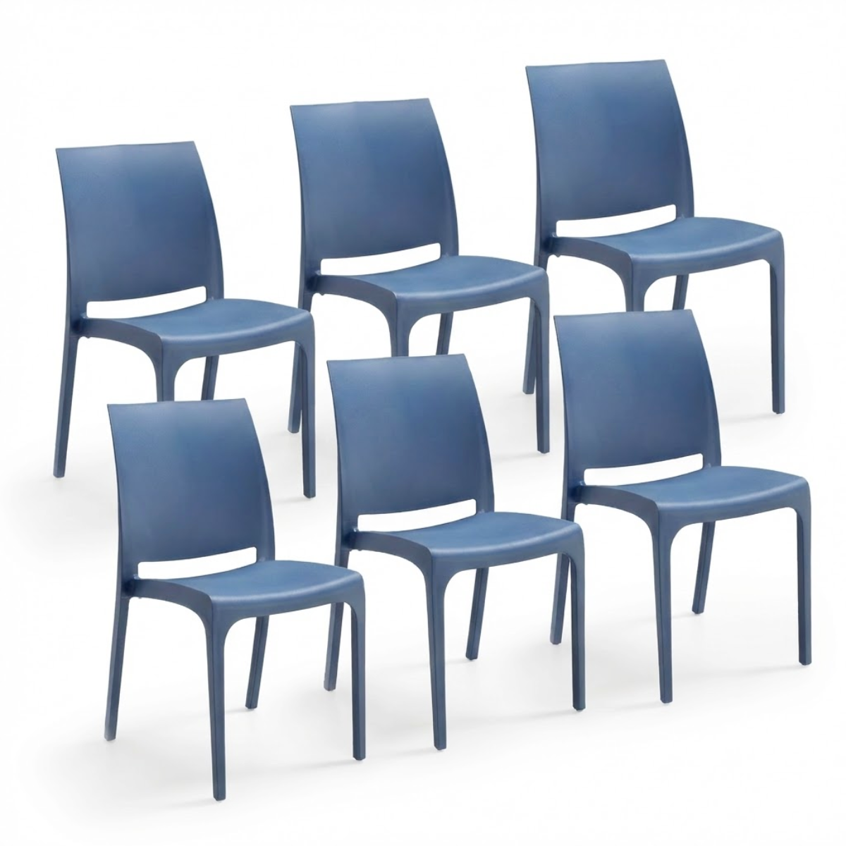 Sedia Volga per interno ed esterno in plastica