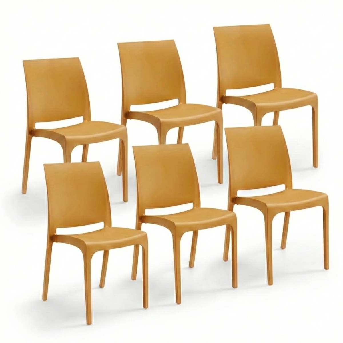Sedia Volga per interno ed esterno in plastica