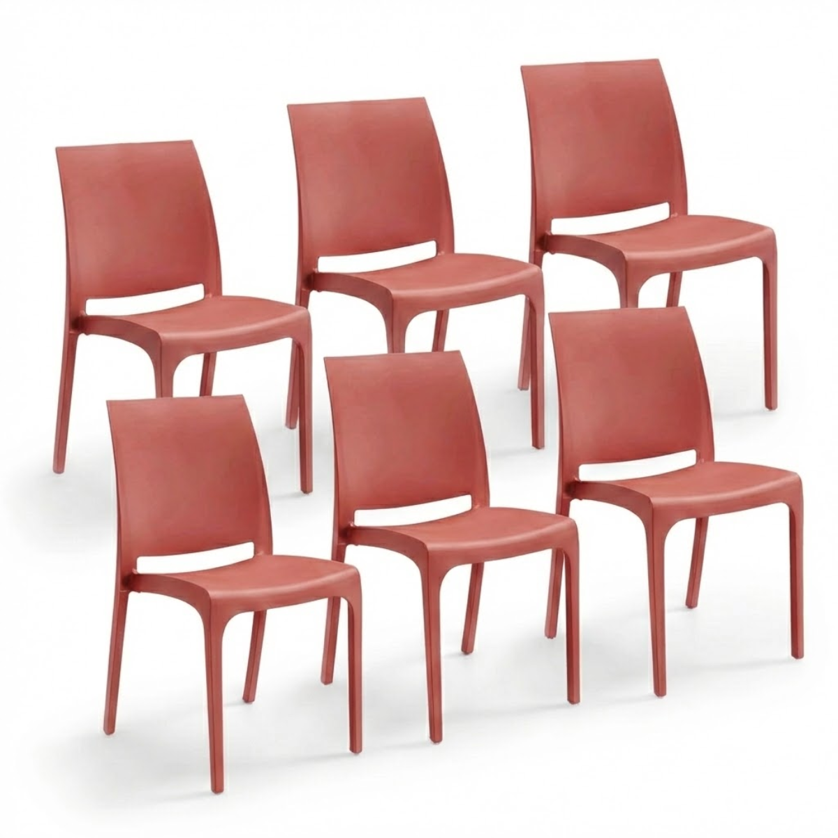 Sedia Volga per interno ed esterno in plastica
