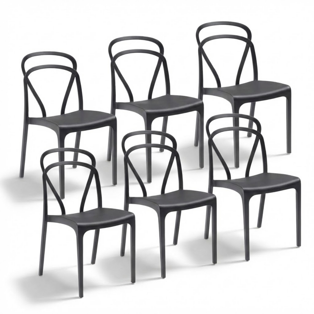 Sedia Vague interno e esterno in plastica