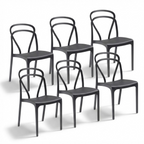 Sedia Vague interno e esterno in plastica