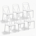 Sedia Vague interno e esterno in plastica