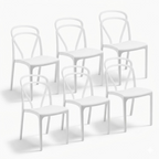 Sedia Vague interno e esterno in plastica
