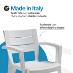 Sedia Emma in plastica per esterno