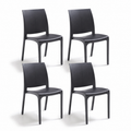 Chaise Volga pour intérieur et extérieur en plastique