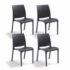 Chaise Volga pour intérieur et extérieur en plastique