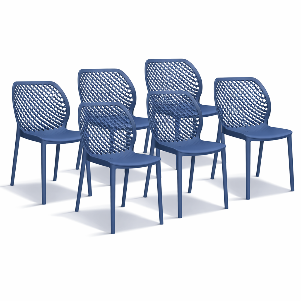 Sedia Aria in plastica per interno ed esterno