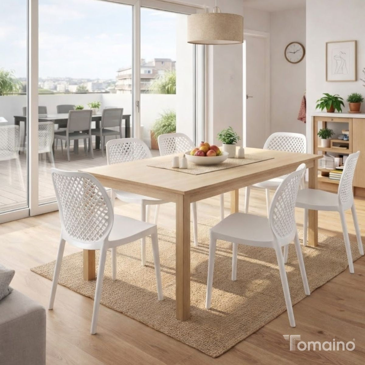 Sedia Aria in plastica per interno ed esterno