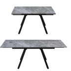 Tavolo da cucina allungabile Cooper top ceramica 120/180x80x76cm