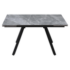 Tavolo da cucina allungabile Cooper top ceramica 120/180x80x76cm