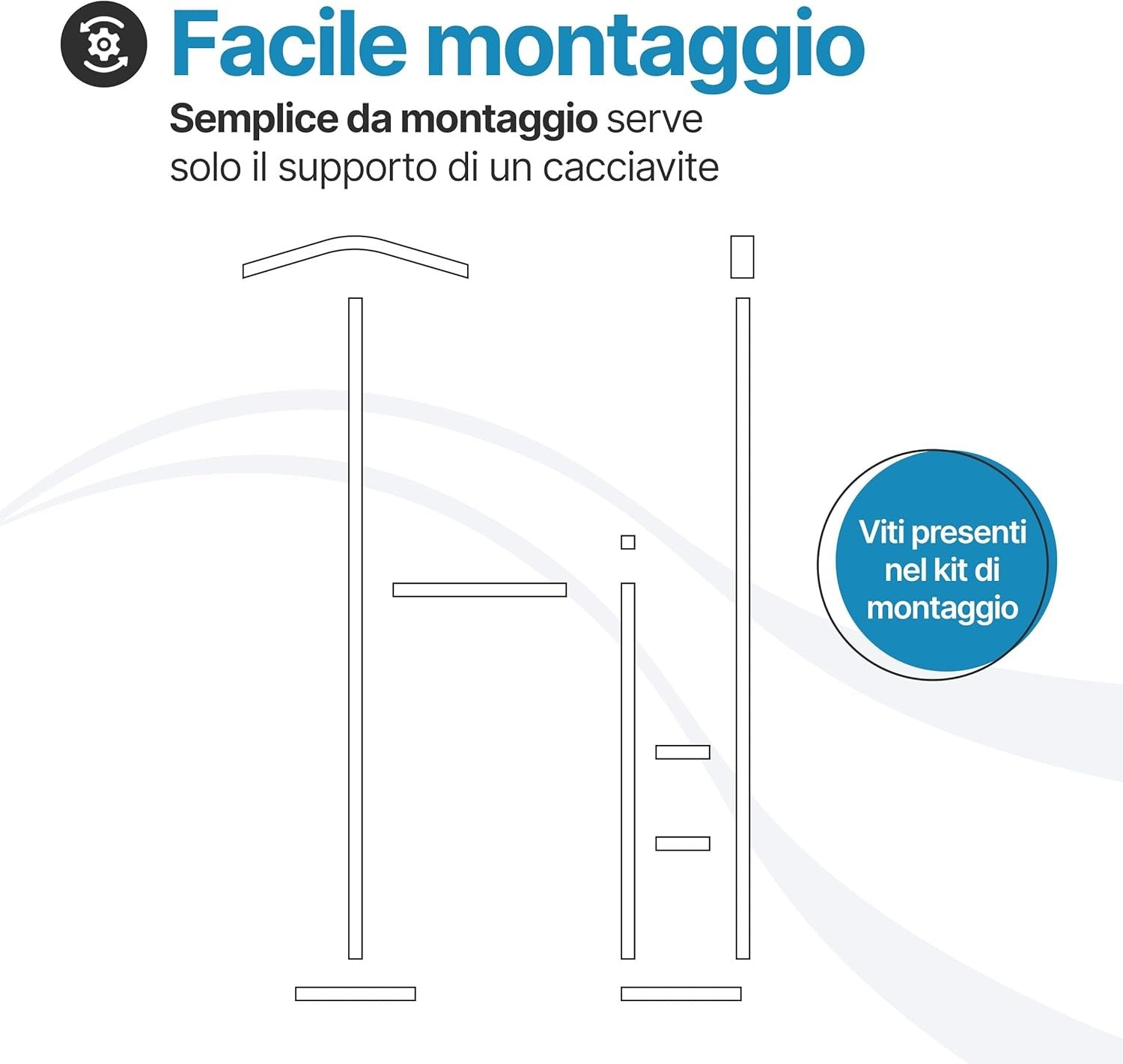 Indossatore Ambrogio Iron Servo Muto in Ferro