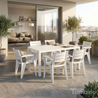 Set Savana 6 Sedie con Tavolo da Giardino