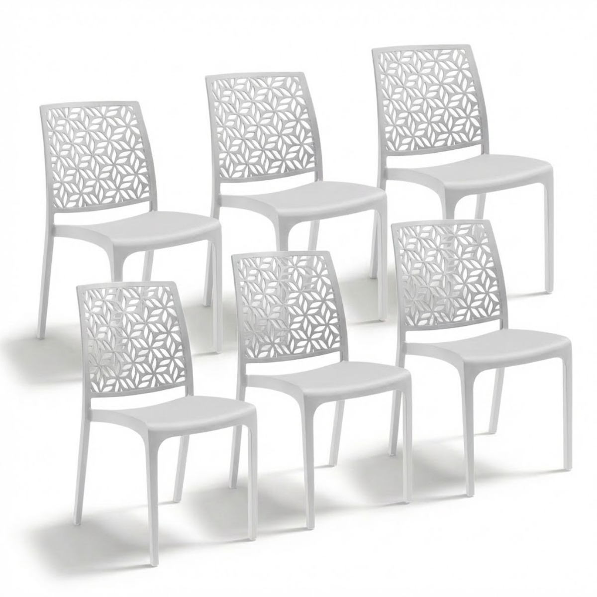 Sedia Ninfa in plastica per interno ed esterno