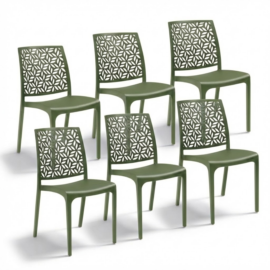 Sedia Ninfa in plastica per interno ed esterno