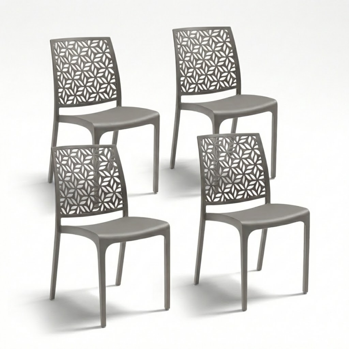 Sedia Ninfa in plastica per interno ed esterno