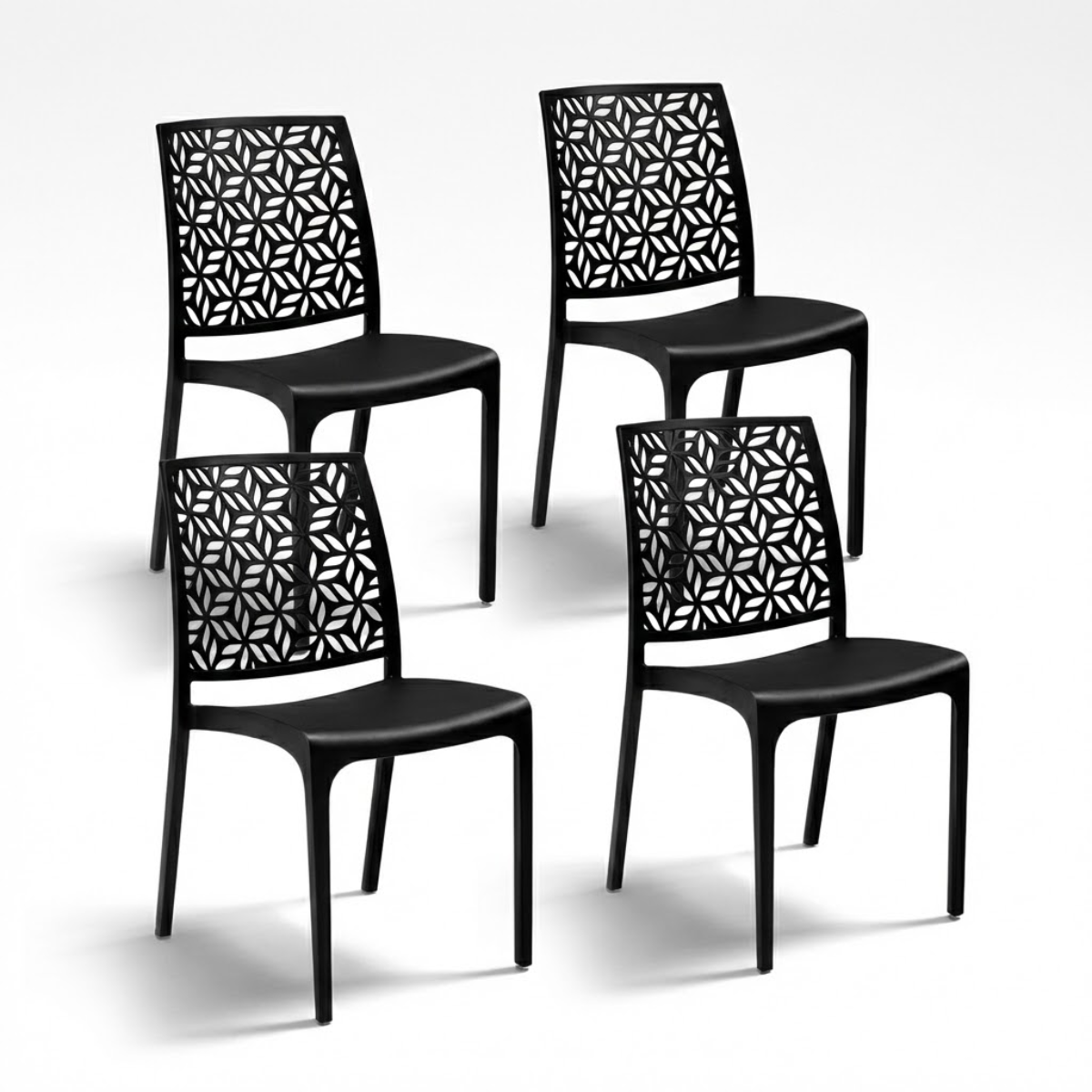 Sedia Ninfa in plastica per interno ed esterno