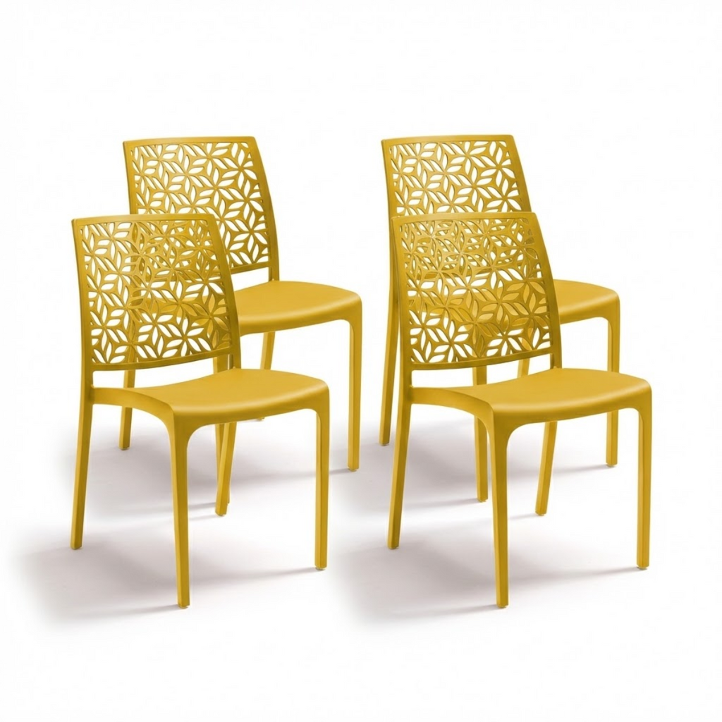 Sedia Ninfa in plastica per interno ed esterno