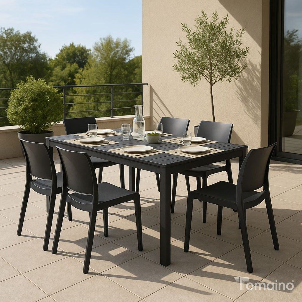 Set Tavolo con 6 sedie da giardino Set Lion King