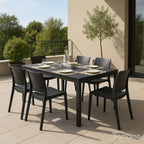 Set Tavolo con 6 sedie da giardino Set Lion King
