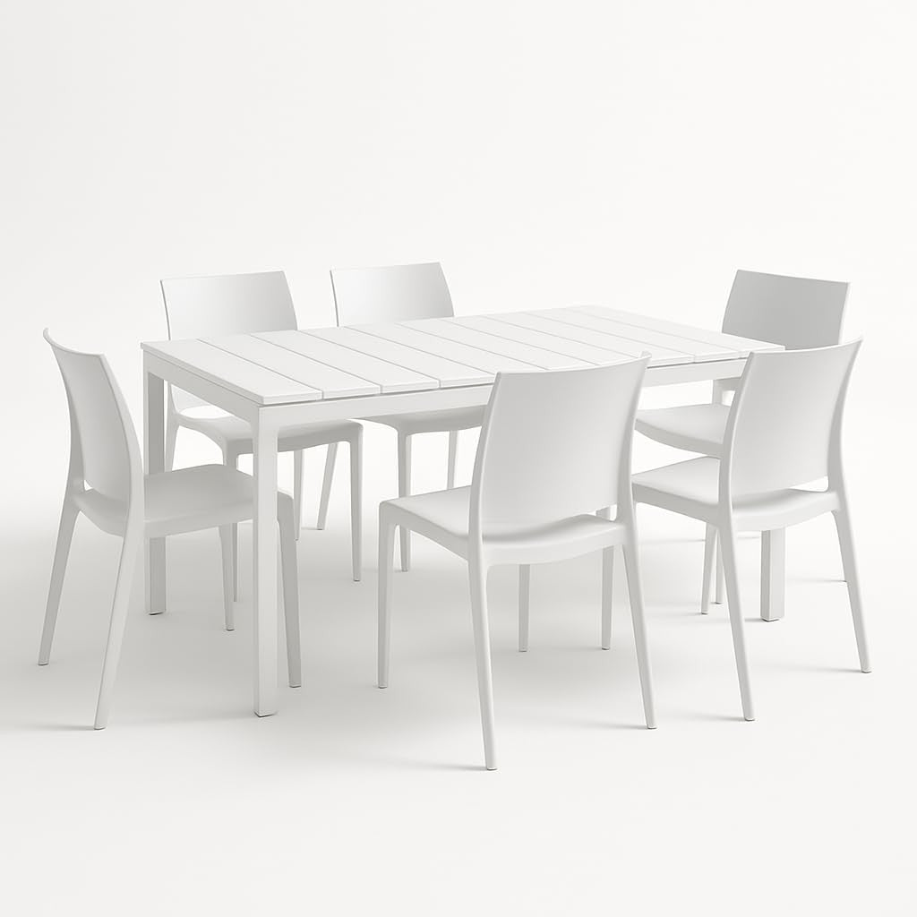 Set Tavolo con 6 sedie da giardino Set Lion King
