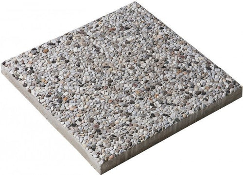 Base 40×40 per ombrellone in cemento e granigllia per ombrelloni a palo laterale