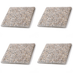 4PZ Base in cemento per ombrellone 50x50x3,5 h 20kg piastrella graniglia – TOMAINO