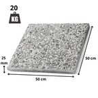 4PZ Base in cemento per ombrellone 50x50x3,5 h 20kg piastrella graniglia – TOMAINO